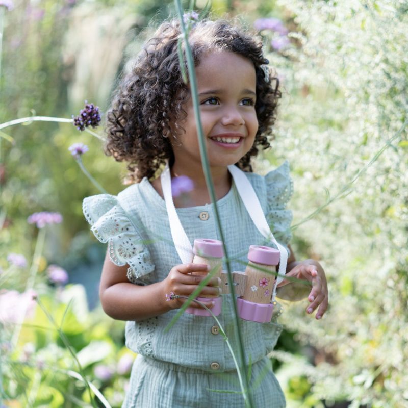 Jumelles en bois FSC Fairy Garden rose Little Dutch Ambiance 8