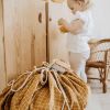 Sac à jouets 2 en 1 Noomad Original Organic Grid Mustard Play&Go Ambiance 8