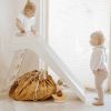 Sac à jouets 2 en 1 Noomad Original Organic Grid Mustard Play&Go Ambiance 9