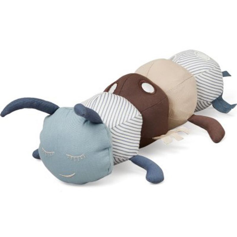 Jouet d'éveil chenille Classic Stripes Blue Cam Cam Copenhagen