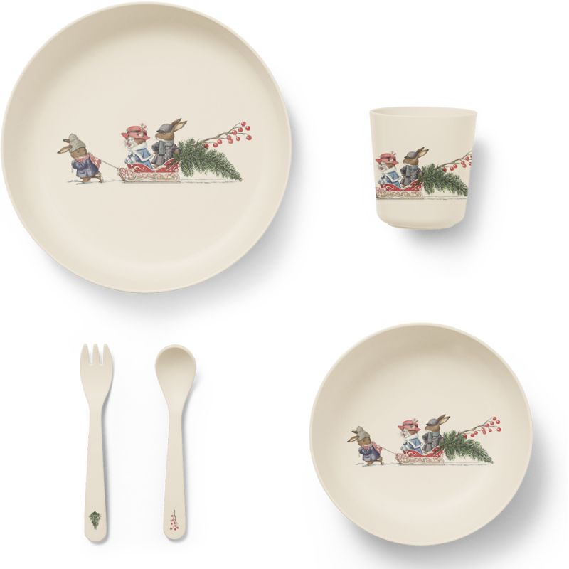 Coffret repas Merry Christmas Konges Slojd
