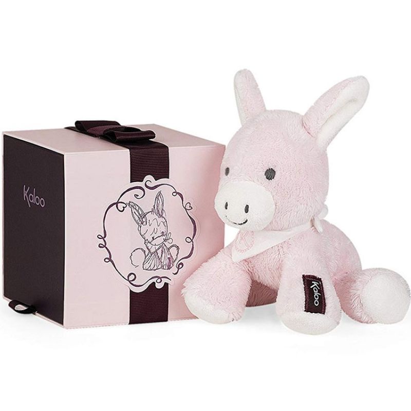 Coffret peluche Les Amis Babies Regliss'anon rose (13 cm) Kaloo