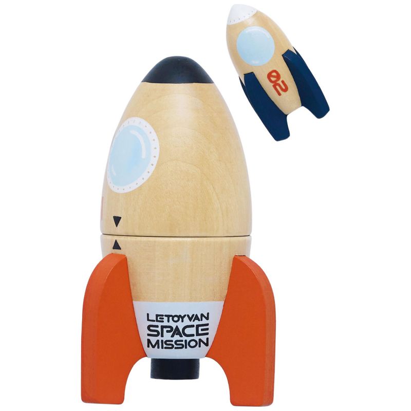 Fusées magnétiques en bois FSC Le Toy Van Produit 3