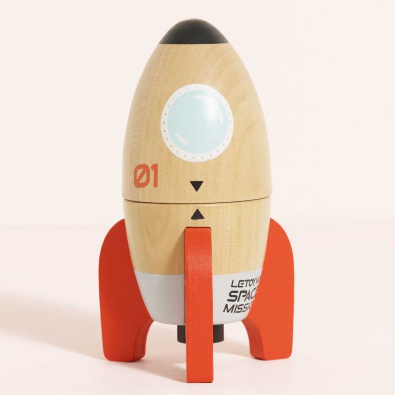 Fusées magnétiques en bois FSC Le Toy Van Ambiance 5