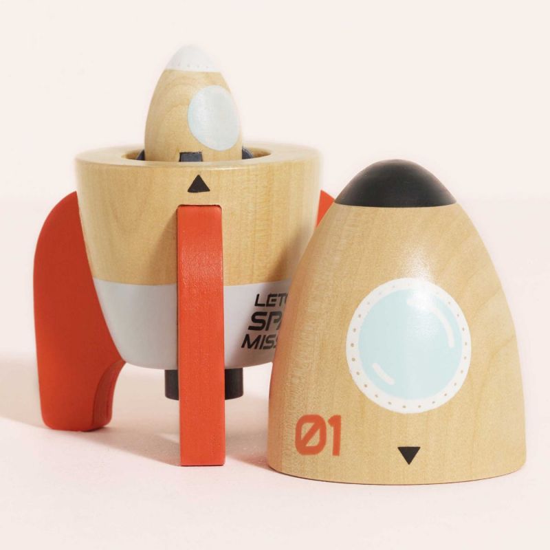 Fusées magnétiques en bois FSC Le Toy Van Ambiance 7
