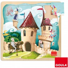 Puzzle château (25 pièces)  par Goula