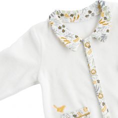 Pyjama chaud à col végétal Promenons-nous (1 mois)