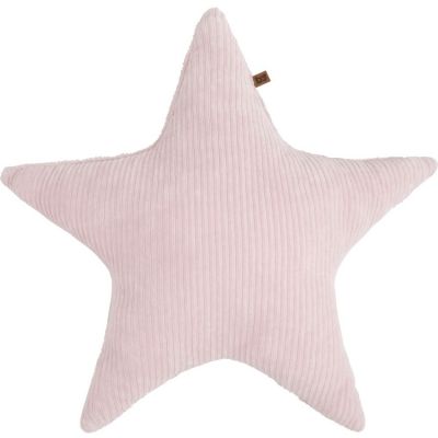 Coussin étoile teddy Sense rose (45 cm)