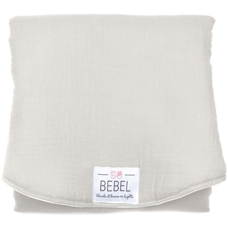 Tapis à langer gris dragée BEBEL