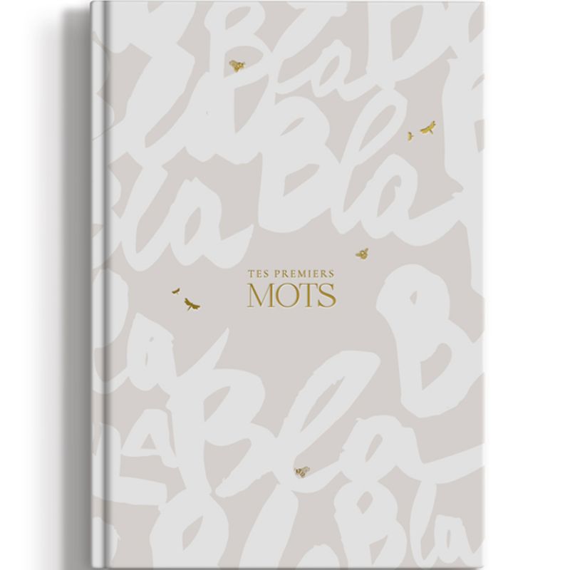 Livre bébé Tes premiers mots beige (96 pages) Zakuw