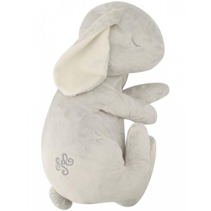 Grande peluche Les dormeurs Lapin gris (60 cm) Tartine et Chocolat