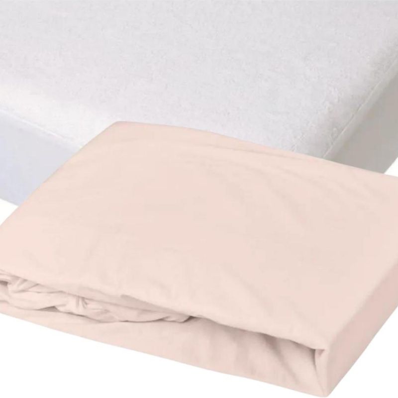 Lot alèse et drap housse nude (60 x 120 cm) Domiva Produit 1 grande taille