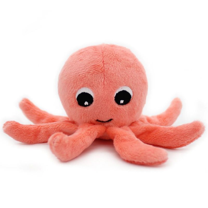 Peluche Pieuvre maman et bébé Les Ptipotos Corail (50 cm) Les Déglingos Produit 5