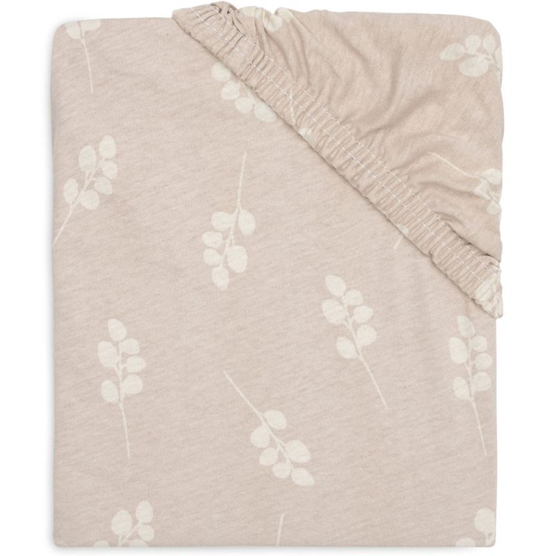 Drap housse en jersey Twig Wild Rose (60 x 120 cm) Jollein Produit 1 grande taille