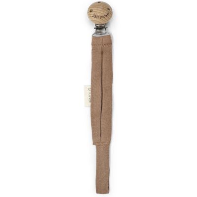 Attache sucette Wood Caramel Glacé Babyshower