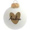 Boule de Noël Coeur doré (personnalisable) - Baubels