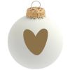 Boule de Noël Coeur doré (personnalisable)  par Baubels