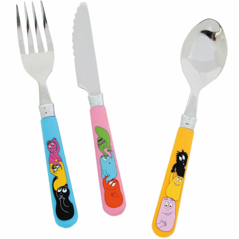 Set de 3 couverts d'apprentissage Barbapapa Petit Jour Paris