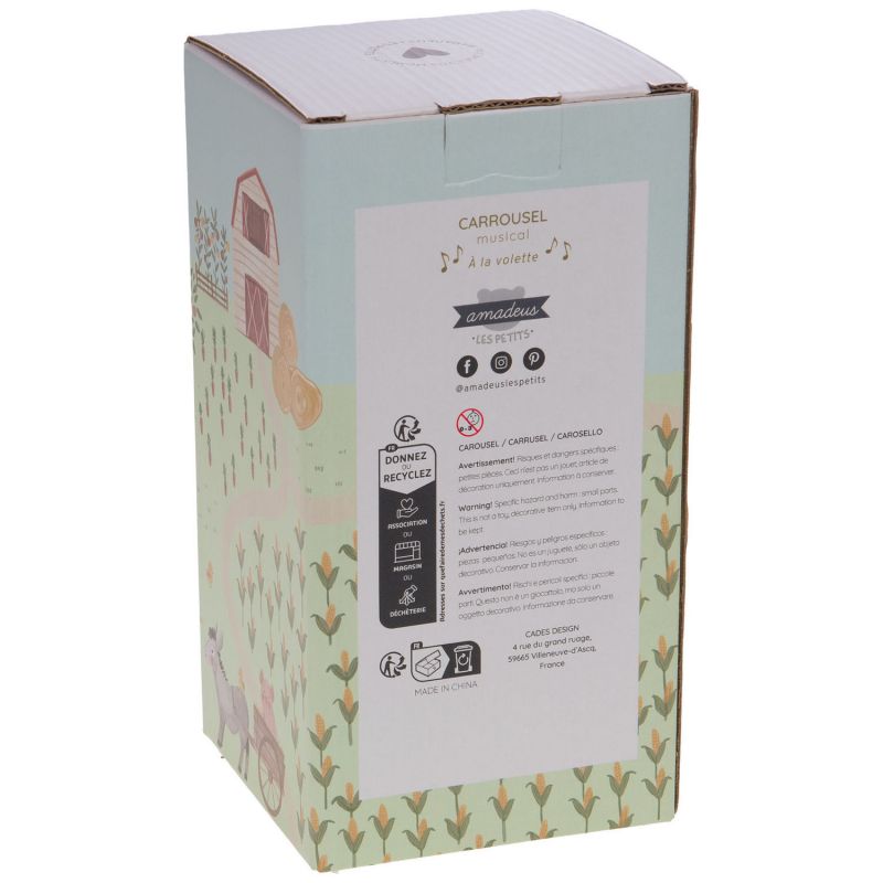 Carrousel Louison à la ferme Amadeus Les Petits Packaging 4