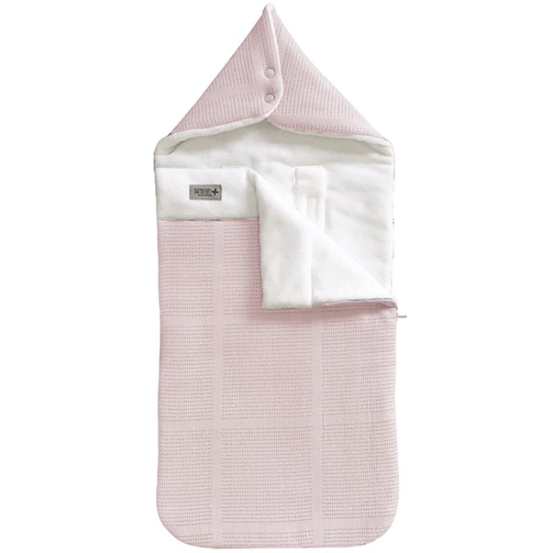 Nid d'ange passe-sangle en bambou bio Igloo Mini New Vintage rose (79 x 39 cm) Bamboom