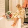 Peignoir Daim Lin personnalisable (2-4 ans) L'oiseau bateau Ambiance 2