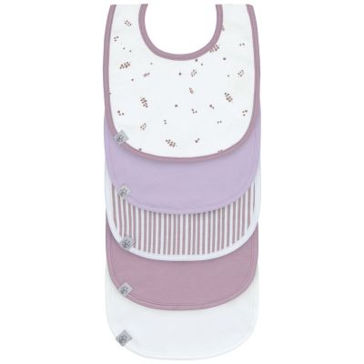 Lot de 5 bavoirs éponge Fruits rouges