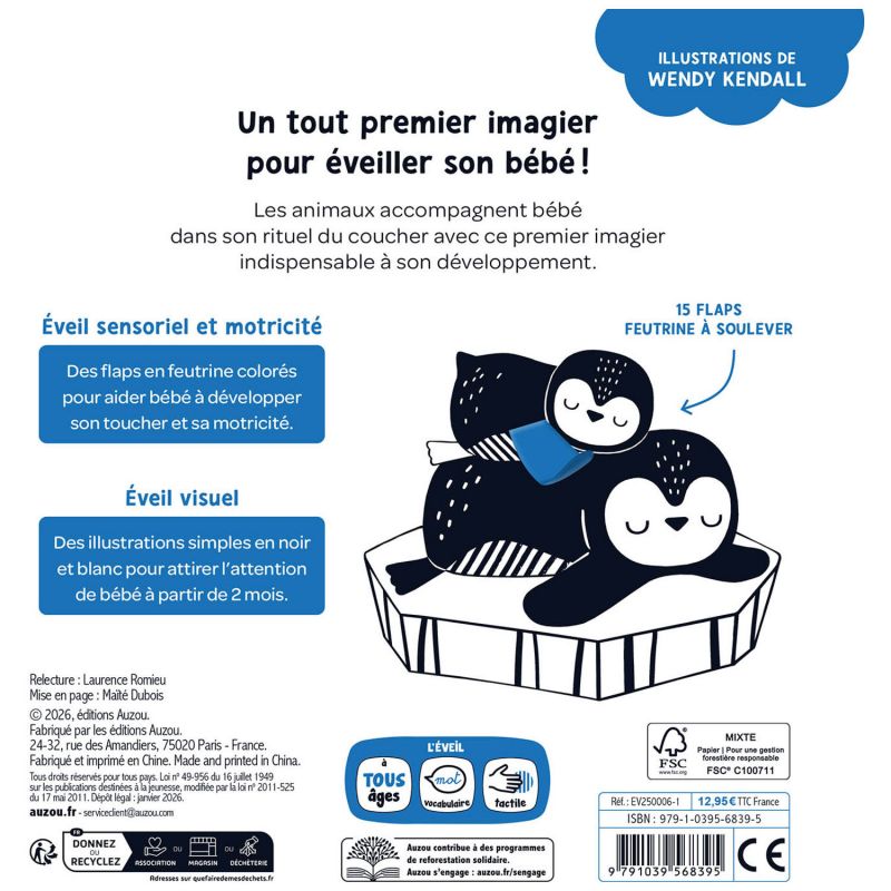 Livre Mes Premiers Flaps Au dodo Auzou Editions Produit 4