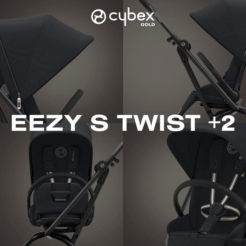 Poussette compacte Eezy S Twist+ 2 Magic Black Cybex Ambiance 2