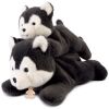 Peluche LES P'TITS RELAX Loup gris (22 cm) Histoire d'Ours Produit 5