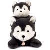 Peluche LES P'TITS RELAX Loup gris (22 cm) Histoire d'Ours Produit 6