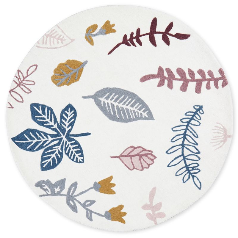 Tapis rond Pressed Leaves (110 cm) Cam Cam Copenhagen
