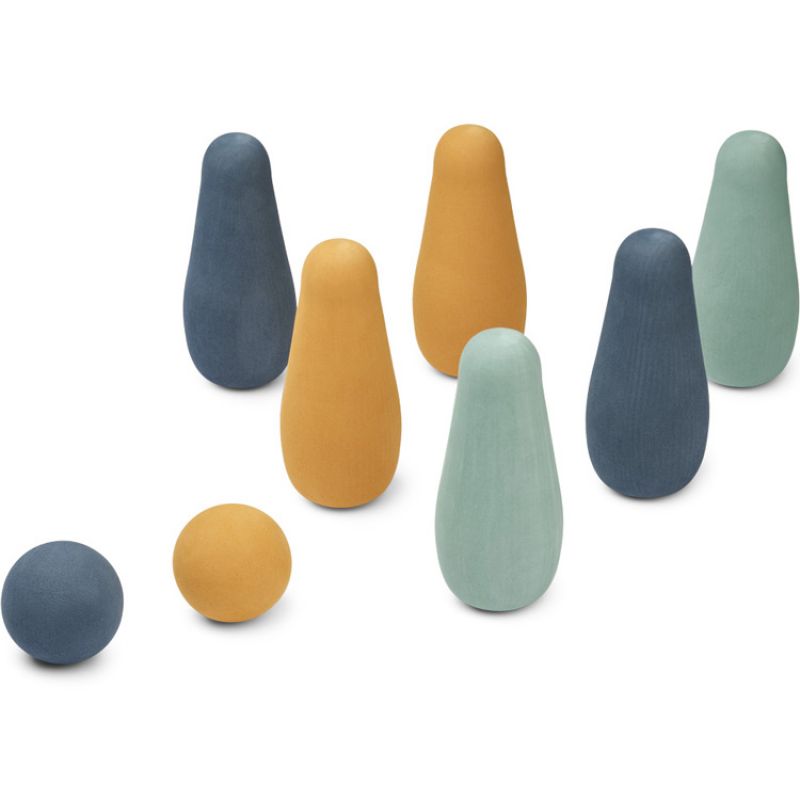 Jeu de bowling Benno Whale blue mix Liewood
