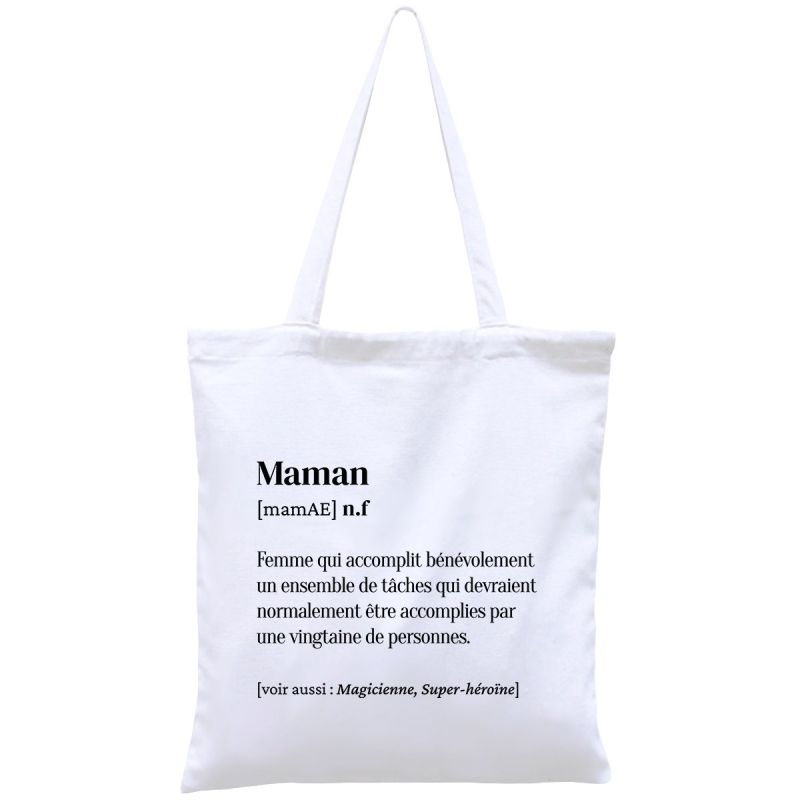 Sac à anses en coton bio Maman Hindbag