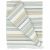 Variation Blanc, vert, jaune du produit Fouta Vert Thym (100 x 180 cm) de la marque L'oiseau bateau