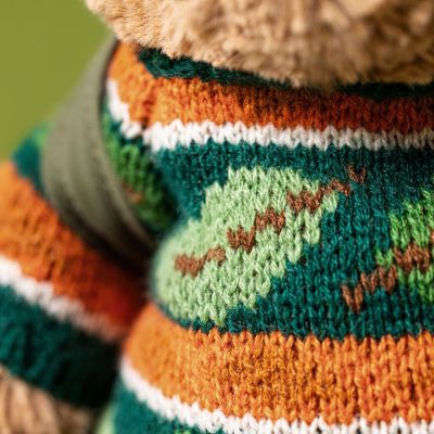 Peluche Bartholomew l'ours en tenue de randonnée (26 cm)