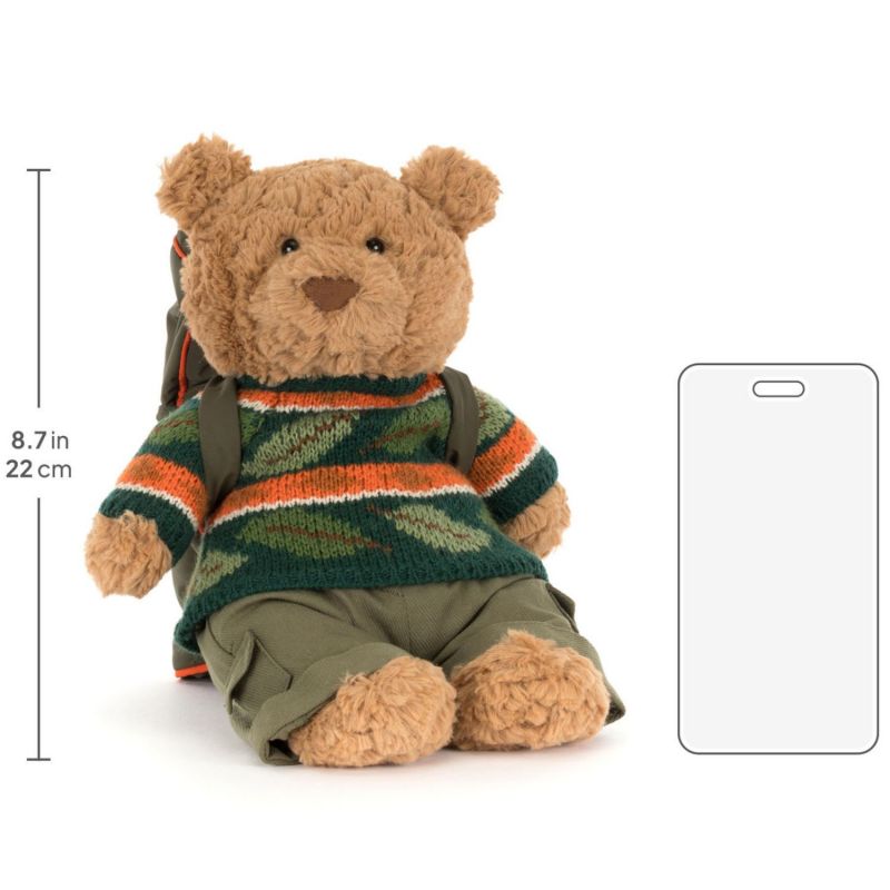 Peluche Bartholomew l'ours en tenue de randonnée (26 cm) Jellycat Produit 9
