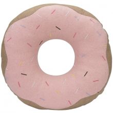 Coussin donuts rose clair (diamètre 48 cm)  par Kids Depot