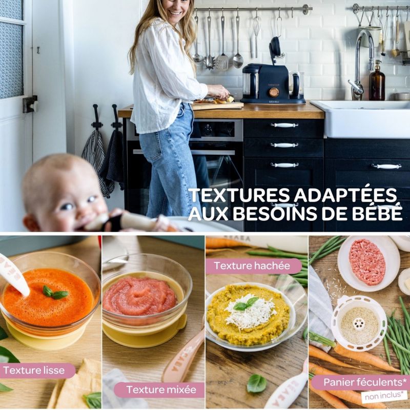 Robot cuiseur Babycook DUO Night Blue Béaba Ambiance 8