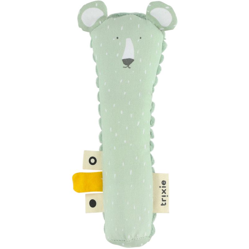 Hochet pouët ours Mr. Polar Bear (16 cm) Trixie