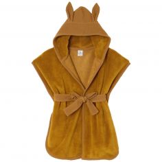 Peignoir bambou et gaze de coton havane (0-2 ans) - BB & Co