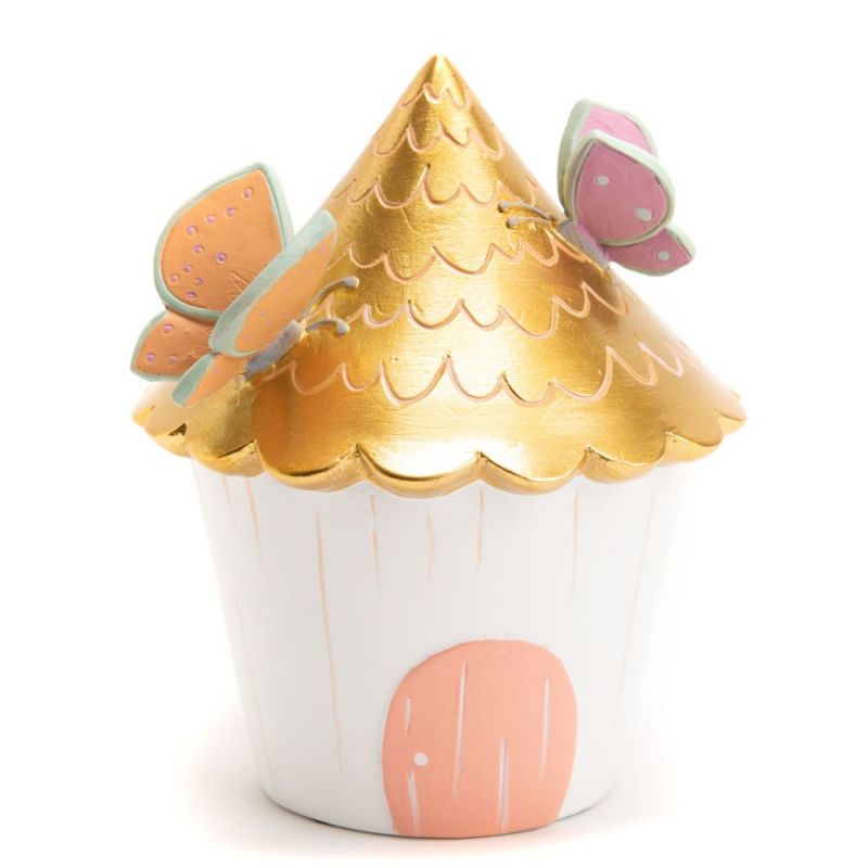 Tirelire maison doré (18 cm) Amadeus Les Petits