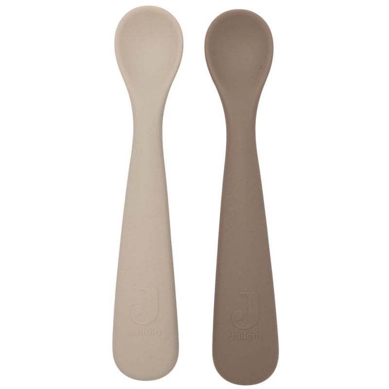 Lot de 2 cuillères en silicone Natural Shades Jollein Produit 1