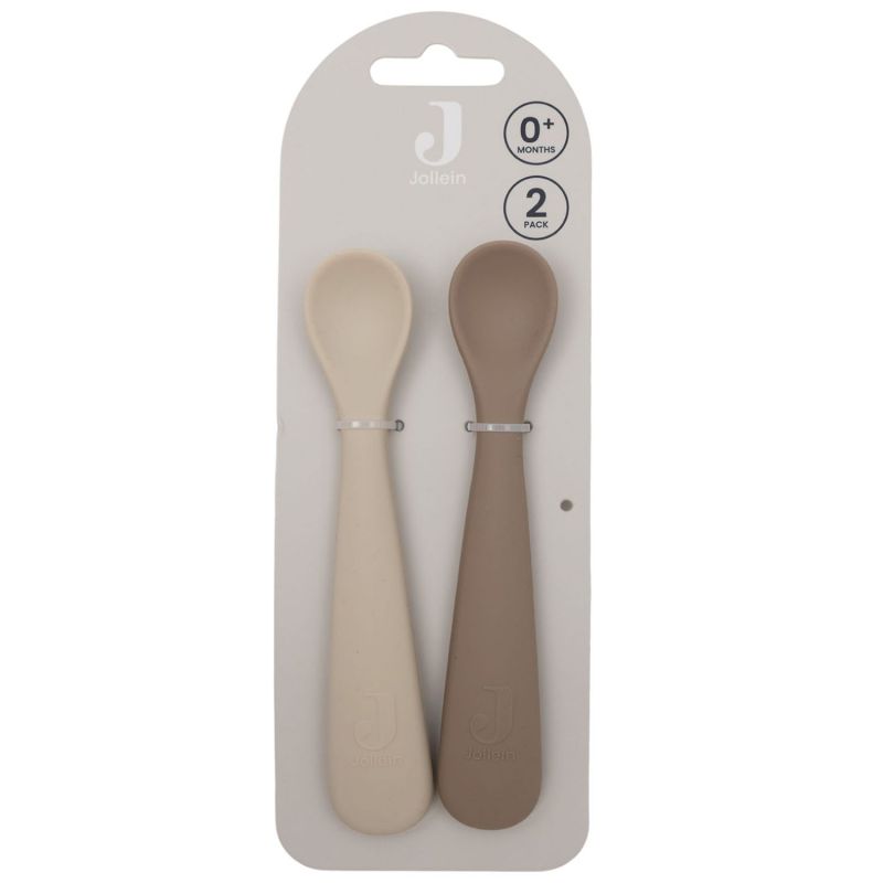 Lot de 2 cuillères en silicone Natural Shades Jollein Packaging 5