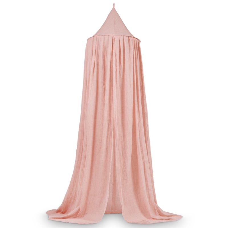 Ciel de lit rose pâle (245 cm) Jollein