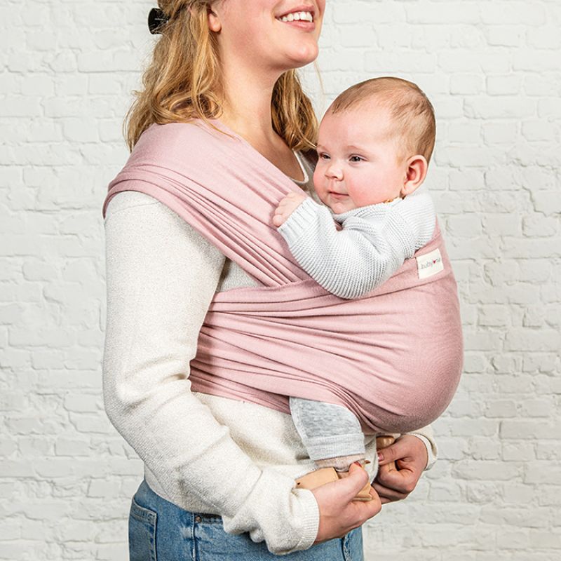 Echarpe de portage Tricot-Slen en bambou woodrose Babylonia carriers
