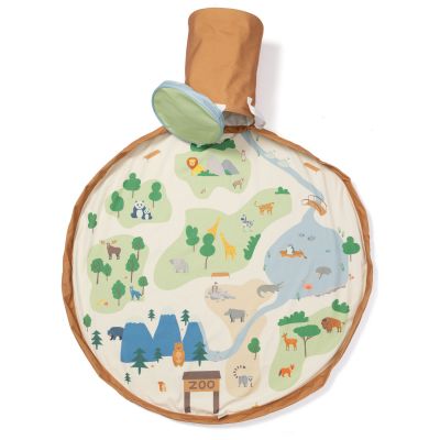 Sac de rangement et tapis de jeu 2 en 1 Soo Zoo Play&Go