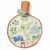 Variation Ecru, marron, vert du produit Sac de rangement et tapis de jeu 2 en 1 Soo Zoo de la marque Play&Go