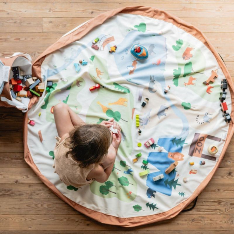 Sac de rangement et tapis de jeu 2 en 1 Soo Zoo Play&Go Ambiance 5