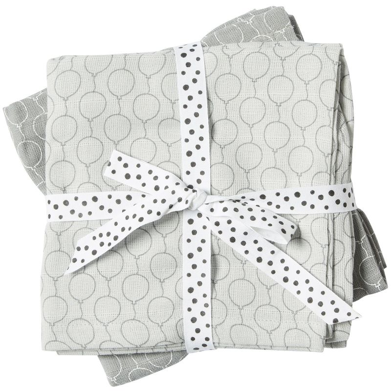 Lot de 2 langes Ballon gris (70 x 70 cm) Done by Deer