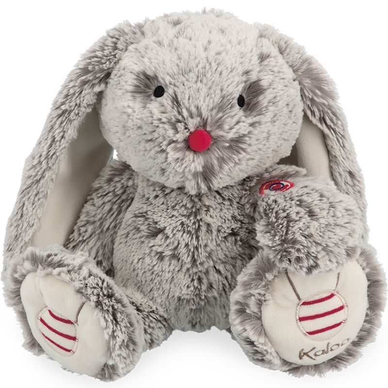 Peluche musicale lapin gris prestige Leo (31 cm) Kaloo
